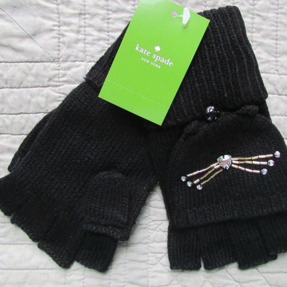 kate spade new york – cat embellished mittens NWT - Picture 7 of 8